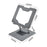 GFX012-T 360 Degree Rotating Laptop Holder Cooling Stand Adjustable Height Carbon Steel Foldable Bracket - Grey - 2