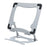 GFS015-T Carbon Steel Foldable Tablet Stand Adjustable Height Heat Dissipation Collapsible Laptop Bracket - 1