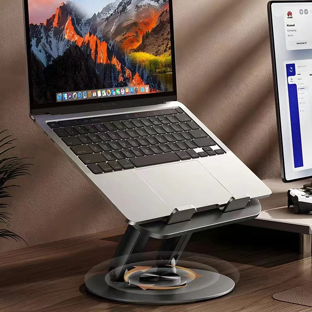 COTECI BS-011 Laptop Folding Rotating Stand Portable Adjustable Desktop Holder for Tablets Notebooks - 2