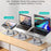 COTECI BS-007 Foldable Laptop Stand 360-Degree Rotatable Aluminum Alloy Adjustable Tablet Holder - Silver - 2