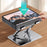 COTECI BS-007 Foldable Laptop Stand 360-Degree Rotatable Aluminum Alloy Adjustable Tablet Holder - Silver - 4