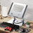 COTECI BS-007 Foldable Laptop Stand 360-Degree Rotatable Aluminum Alloy Adjustable Tablet Holder - Silver - 5