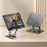 COTECI BS-009 Folding Tablet Stand 360-Degree Rotating Laptop Holder Multi Angle Adjustable - Silver - 2