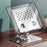 COTECI BS-009 Folding Tablet Stand 360-Degree Rotating Laptop Holder Multi Angle Adjustable - Silver - 7