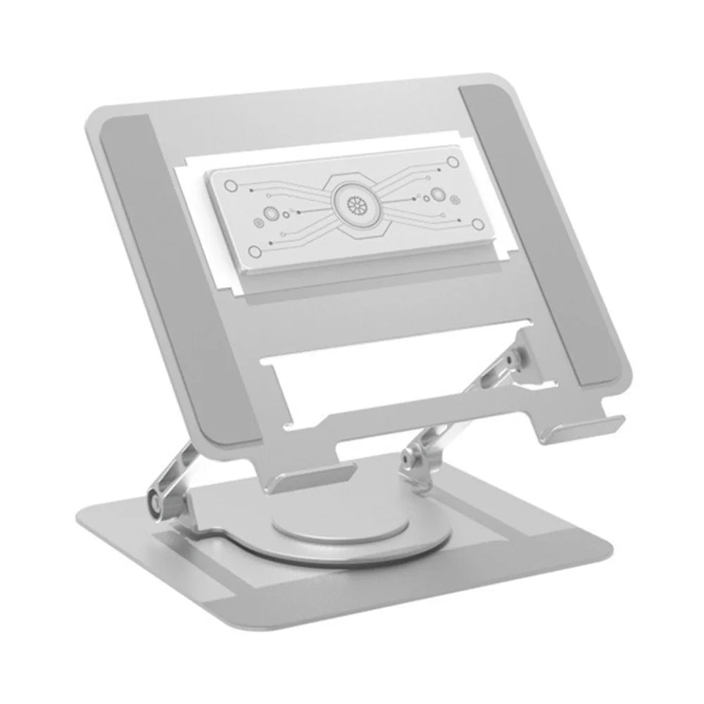 Semiconductor Cooling Laptop Stand 360 Degree Rotating Adjustable Height Notebook Cooler - 1