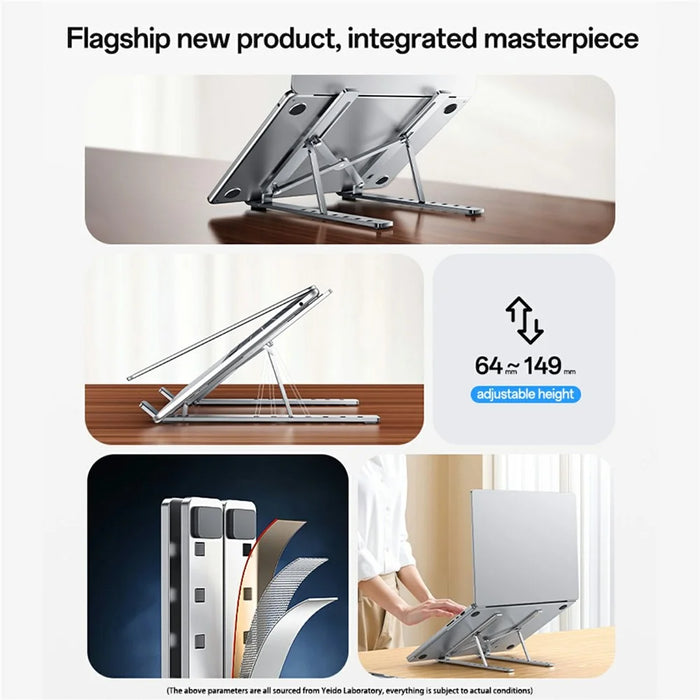 YESIDO LP07 For 13 - 20 Inch Laptop Bracket Height Adjustable Aluminum Alloy Notebook Stand - 3