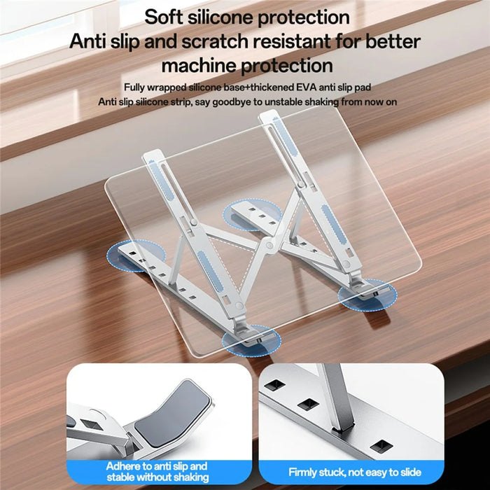 YESIDO LP07 For 13 - 20 Inch Laptop Bracket Height Adjustable Aluminum Alloy Notebook Stand - 7