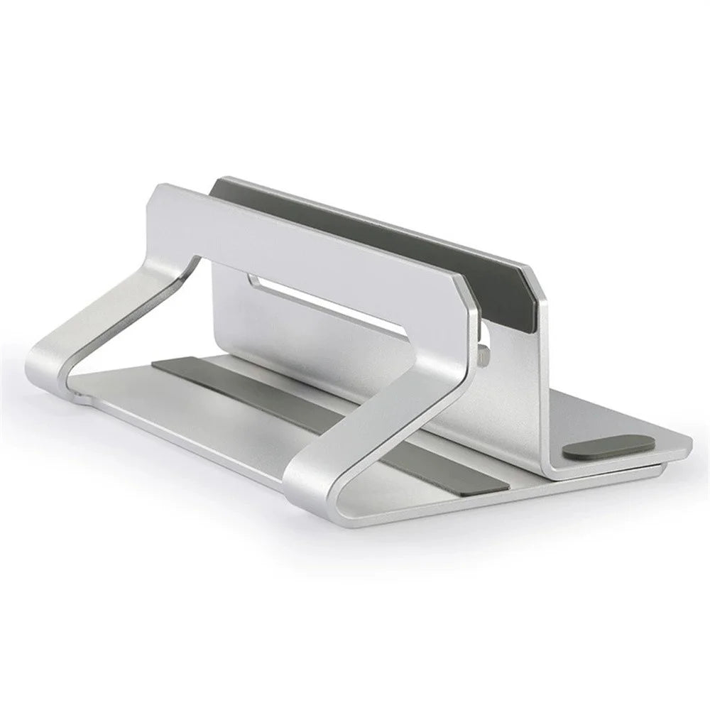 D051 Vertical Laptop Stand for Notebooks Up To 17.3 Inch Aluminum Alloy Space Saving Desktop Organizer - 1