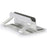 D051 Vertical Laptop Stand for Notebooks Up To 17.3 Inch Aluminum Alloy Space Saving Desktop Organizer - 1