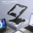 NH-02B Foldable Laptop Stand For 10 - 15.6 Inch Notebooks Adjustable Height Ergonomic Cooling Support - 4