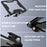 NH-02B Foldable Laptop Stand For 10 - 15.6 Inch Notebooks Adjustable Height Ergonomic Cooling Support - 5