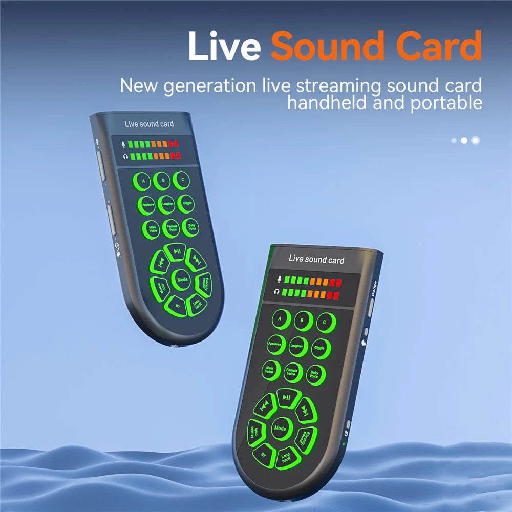Z8 Handheld Voice Changer for Phone / Computer Karaoke Recording Live Streaming Gaming - 3