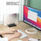 L500 Single Slot Vertical Laptop Stand ABS + Aluminum Alloy Adjustable Desktop Notebook Storage Holder Support - Black - 2