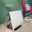 L500 Single Slot Vertical Laptop Stand ABS + Aluminum Alloy Adjustable Desktop Notebook Storage Holder Support - Black - 3