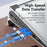 BLUEENDLESS ST809 8 in 1 Laptop Stand Type-C Hub with DP 1.2 + RJ45 + 4K 60Hz HD + PD 100W + 2 USB 3.0 + TF Card Reader - Silver Grey - 6