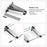 BLUEENDLESS ST708 7 in 1 Laptop Stand Riser Type-C Hub with 4K 60Hz HD + PD 100W + 3 USB 3.0 + TF Card Reader - Silver Grey - 7