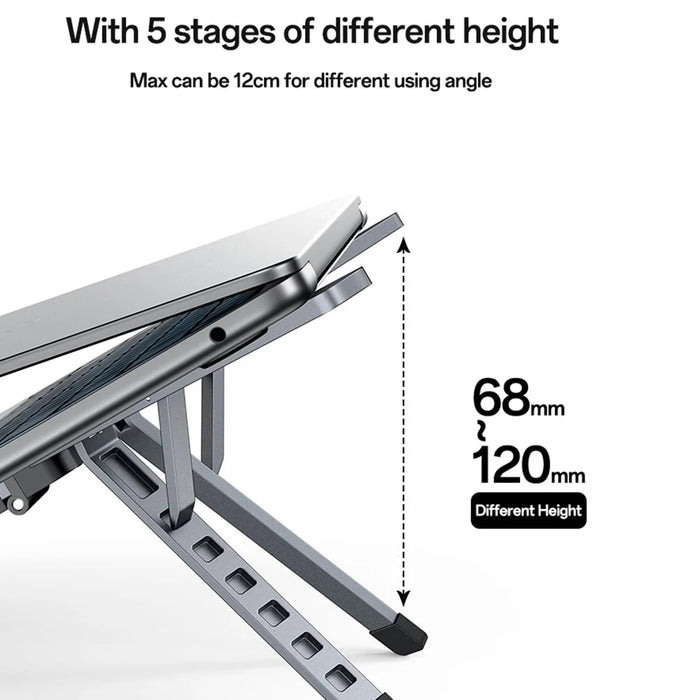 YESIDO LP10 Laptop Stand Foldable Adjustable Height Cooling Pad Notebook Laptop Holder - 4