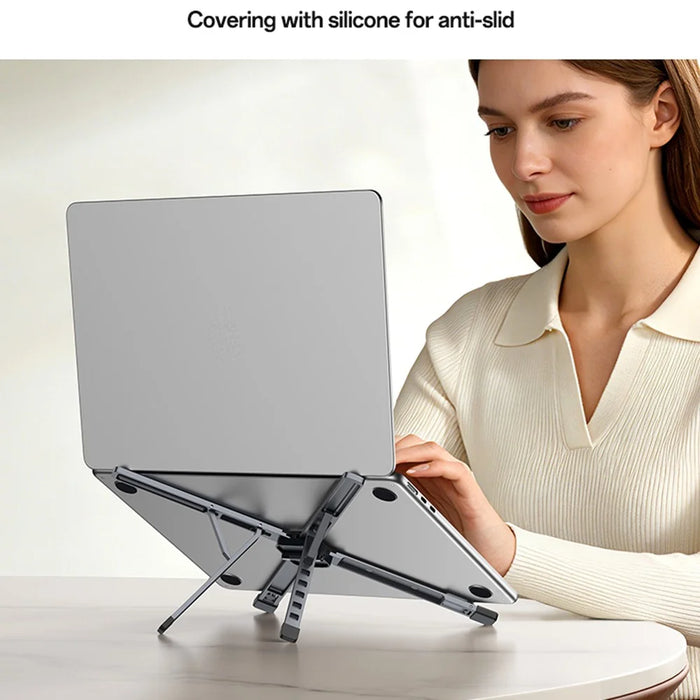 YESIDO LP10 Laptop Stand Foldable Adjustable Height Cooling Pad Notebook Laptop Holder - 5