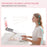 SAYROSE VZC1 360 Degree Adjustable Laptop Stand Foldable Height Adjustable Notebook Holder for 11-17.3 Inch Laptops - Pink - 7