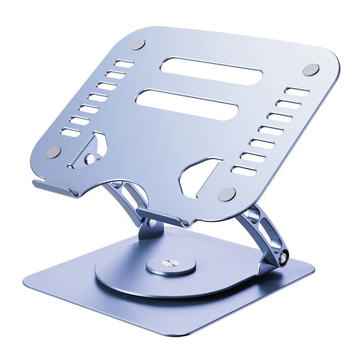 R-JUST HZ08-1 360 Degree Rotating Height Adjustable Laptop Bracket Folding Notebook Stand - Grey - 1