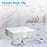 D147 360 Degree Rotating Laptop Lifting Bracket Aluminum Alloy Notebook Cooler Desktop Stand - Grey - 7