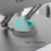 D086 Desktop Laptop Lifting Bracket 360 Degree Rotating Aluminum Alloy Folding Notebook Stand - Dark Grey - 4