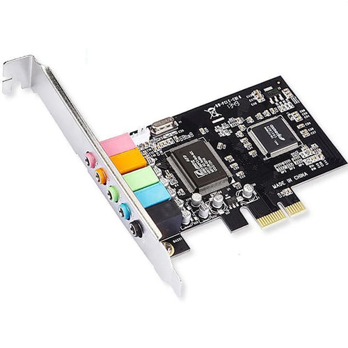 PCIe 5.1 Channels Sound Card CMI8738 Chip PCI Express Surround 3D Audio Card for Computer - 1