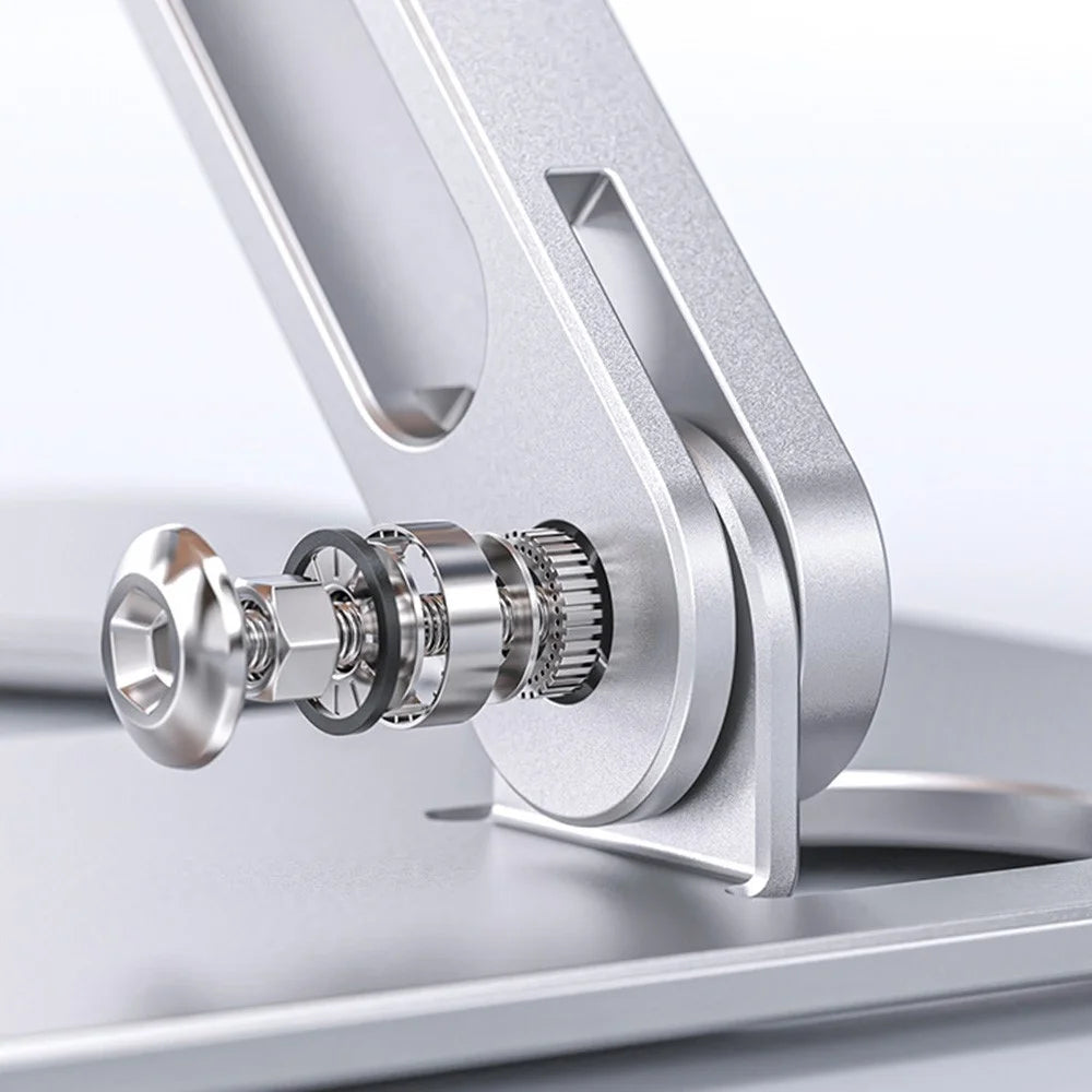 BONERUY R06 Metal Book Stand Folding Desktop Book Holder Portable Multi-Angle Adjustable Reading Stand - Burlywood - 2