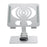 L-13 360-Degree Rotatable Desktop Tablet Holder Stand Foldable Aluminum Alloy Tablet Bracket - Silver - 1