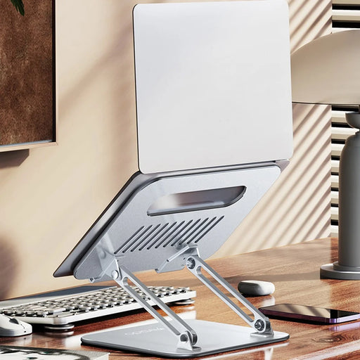YESIDO LP05 Folding Portable Desktop Laptop Holder Multi-Angle Adjustable Aluminum Alloy Notebook Stand - 2