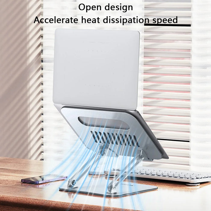 YESIDO LP05 Folding Portable Desktop Laptop Holder Multi-Angle Adjustable Aluminum Alloy Notebook Stand - 5