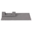 1020 Multifunctional Integrated PU Leather Mouse Pad Laptop Stand Mount Holder Mousepad Desk Mat - Grey - 1