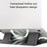 1020 Multifunctional Integrated PU Leather Mouse Pad Laptop Stand Mount Holder Mousepad Desk Mat - Grey - 5