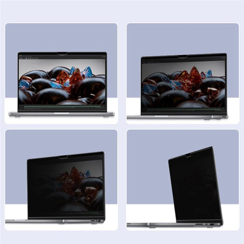 For MacBook Air 15 inch (2026) A3448 / (2025) A3241 / (2024) A311 / (2023) A2941 Privacy Screen Protector Anti-Spy Tempered Glass Film - 5