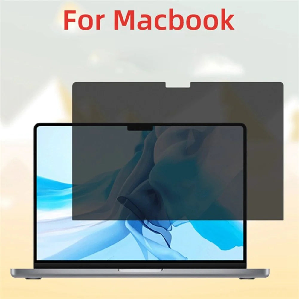 For MacBook Air 13 inch (2026) A3449 / (2025) A3240 / (2024) A3113 / (2022) A2681 Privacy Screen Protector Anti-Spy Tempered Glass Film - 4
