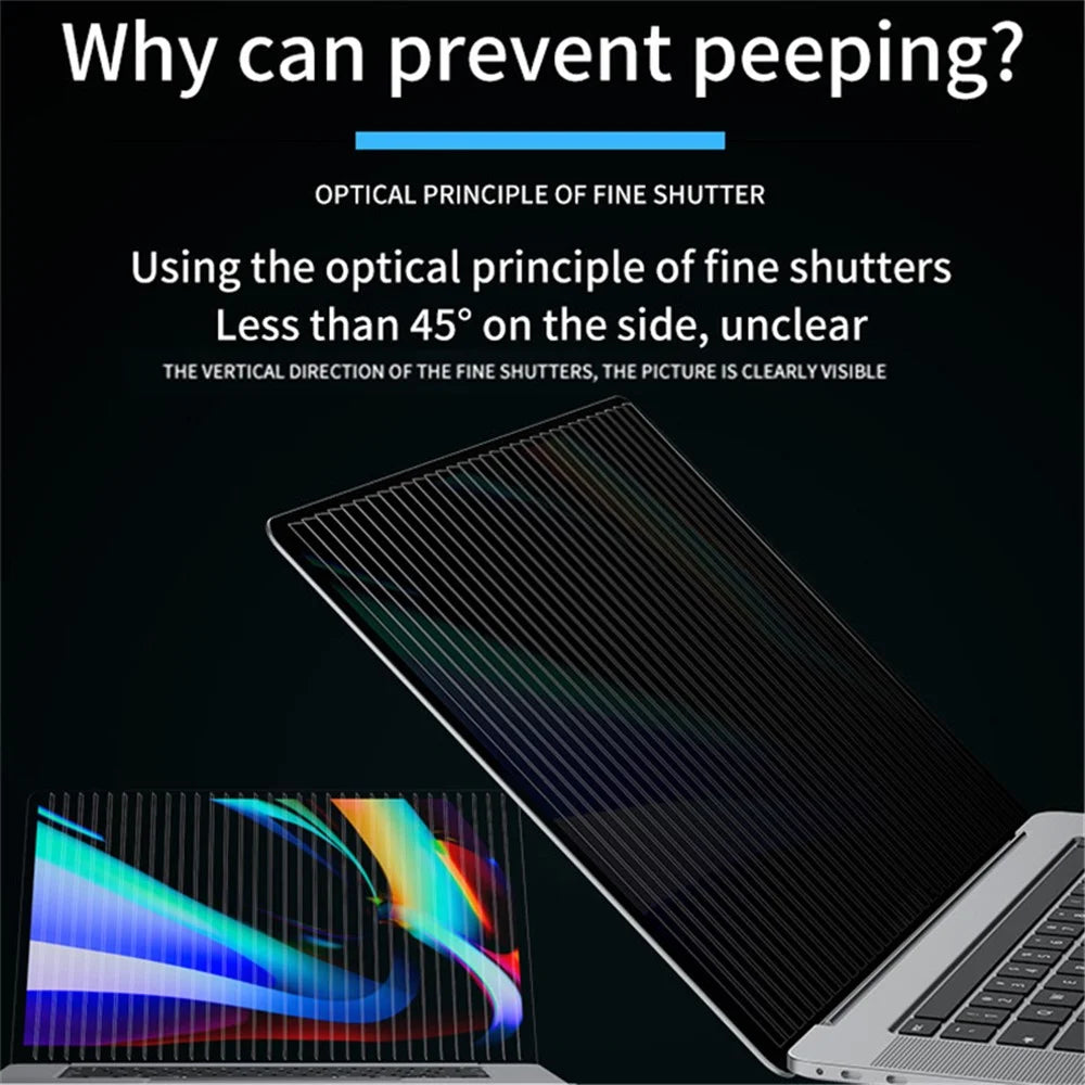 Tempered Glass For MacBook Pro 16 inch (2026) A3429 A3428 / (2025) A3186 A3403 / (2024) A2991 / (2023) A2780 / (2021) A2485 Anti-Spy Film Screen Protector - 7