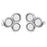 2Pcs For Meta Quest 3S Front Lens Alloy + Tempered Glass Anti-Explosion Protective Film - Silver - 1