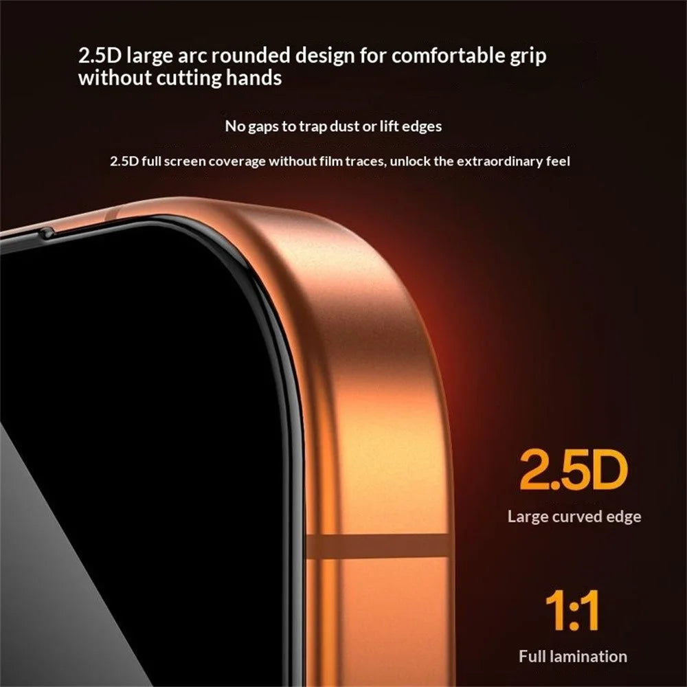 YESIDO TG32 10Pcs / Set For iPhone 17 Pro Max HD Full Screen Protector 9H Hardness Anti Fingerprint Tempered Glass Film - 6
