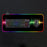 GMS-X5 Stitched Edges Non-Slip Rubber Base RGB Gaming Mouse Pad, Size: 300 x 800 x 4mm - Sound Wave - 5