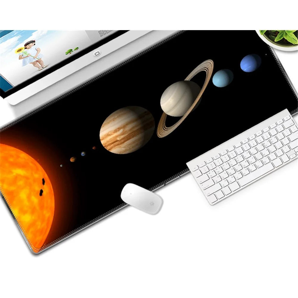 Computer Laptop Mouse Pad Starry Sky Gaming Play Mat Office Desk Mat Sized 300x600x3mm - Style 20 - 1