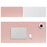 ZD01 90x40cm Extra Large Office Computer Desk Mat Double-sided Table Keyboard Mouse Pad - Pink/Silver - 1