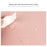 ZD01 90x40cm Extra Large Office Computer Desk Mat Double-sided Table Keyboard Mouse Pad - Pink/Silver - 3