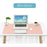 ZD02 80x40cm PU Leather Large Office Computer Desk Mat Double-sided Keyboard Mouse Pad - Royal Blue/Army Green - 4