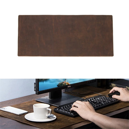 CONTACTS FAMILY 90x45cm Large Genuine Leather Mouse Pad Office Anti-slip Desk Mat Laptop Gaming Mouse Mat Keyboard Pad - 1