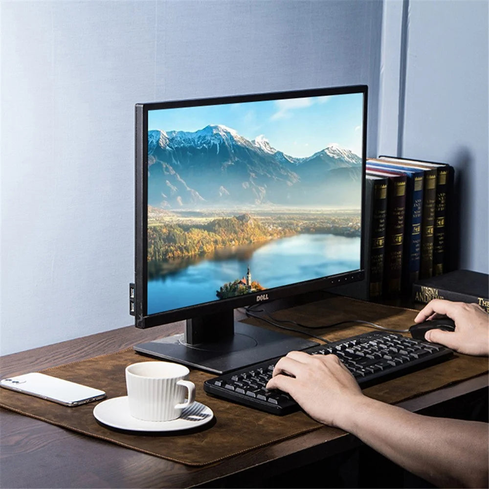 CONTACTS FAMILY 90x45cm Large Genuine Leather Mouse Pad Office Anti-slip Desk Mat Laptop Gaming Mouse Mat Keyboard Pad - 3