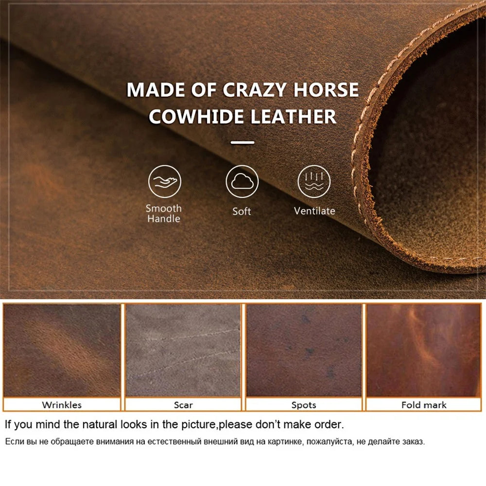 CONTACTS FAMILY 90x45cm Large Genuine Leather Mouse Pad Office Anti-slip Desk Mat Laptop Gaming Mouse Mat Keyboard Pad - 5
