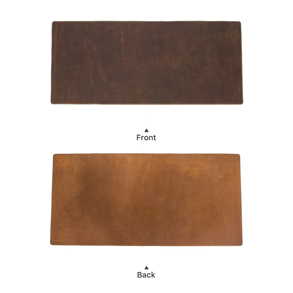 CONTACTS FAMILY 90x45cm Large Genuine Leather Mouse Pad Office Anti-slip Desk Mat Laptop Gaming Mouse Mat Keyboard Pad - 6