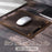 CONTACTS FAMILY Genuine Leather Mouse Pad Non-Slip Base Gaming Working Mousepad Mouse Mat, Size: 28x23cm - 2
