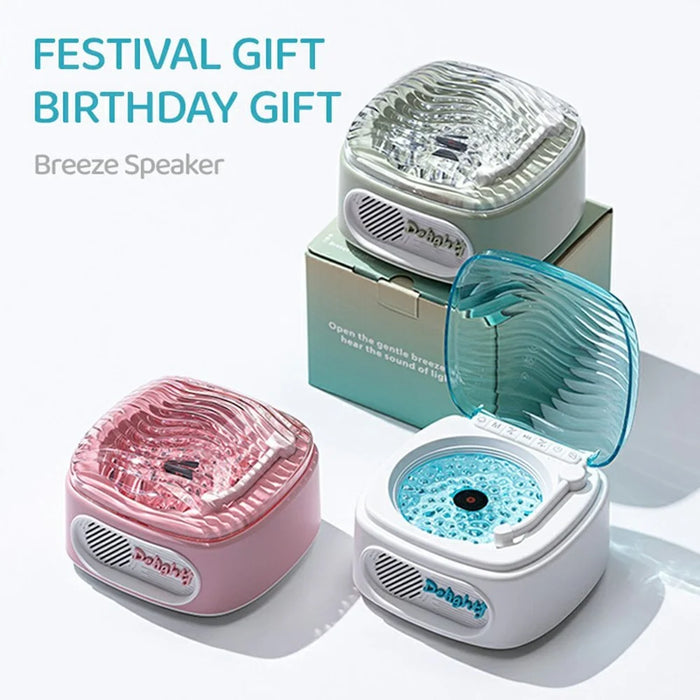 JN158 Retro Vinyl Record Player Bluetooth-compatible Speaker Portable Atmosphere Projection Lamp - White - 6