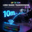 ONIKUMA L13 Wired Desktop Speaker with RGB Lighting Bluetooth-compatible 5.4 Gaming Subwoofer - Black - 5